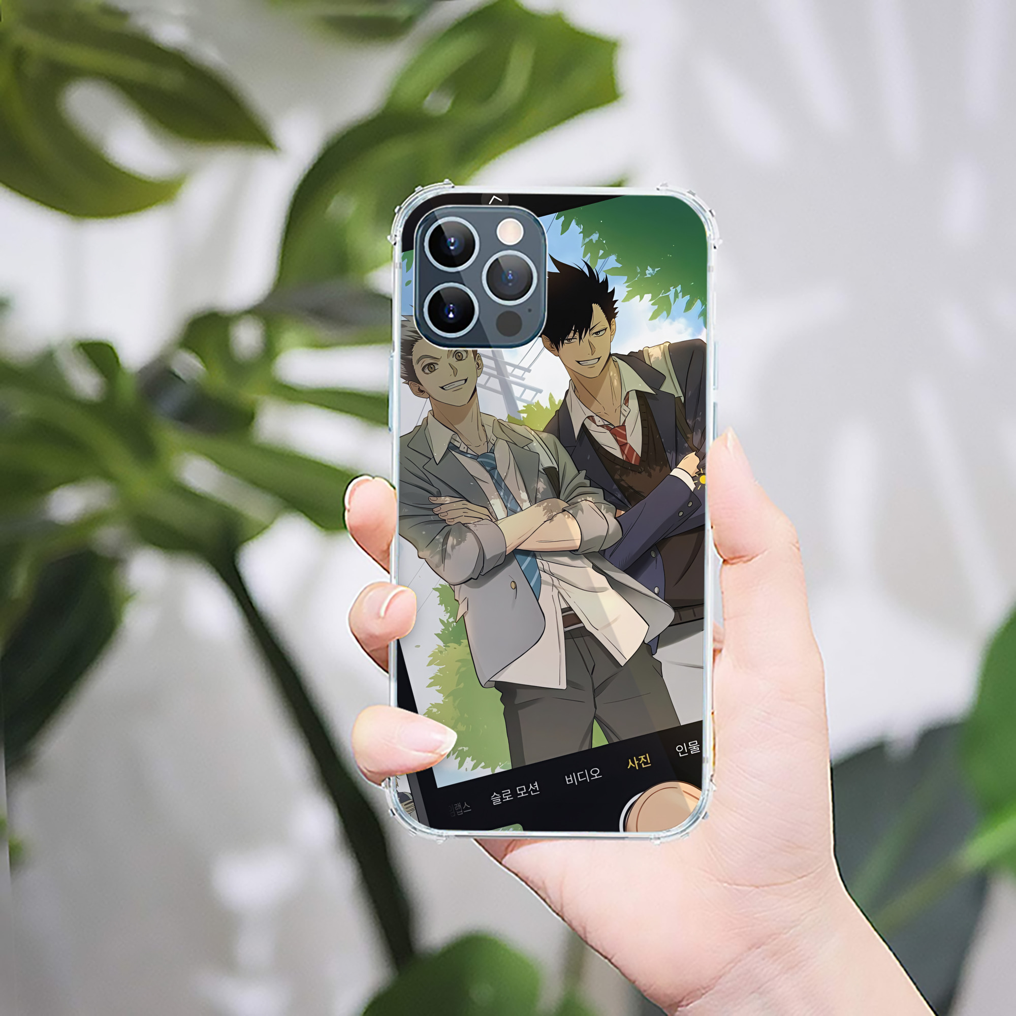 （画像用） ハイキュー!! Haikyu!! 【iPhone 12シリーズ対応】透明スマホケース（クリアソフトケース）